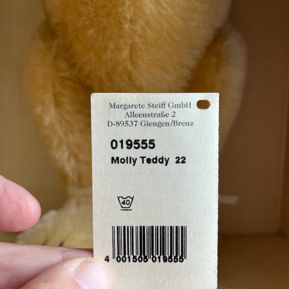 Steiff Club Ed 1995/96 Replica Baby-Bear 1946 Blond 35 w/Button Tag - Picture 7 of 9